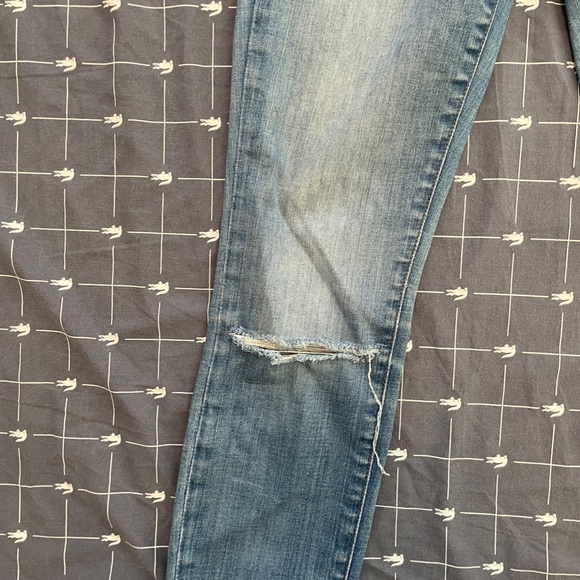 Madewell 9" High Riser Skinny Skinny Crop Jeans Size 24 - Picture 4 of 9